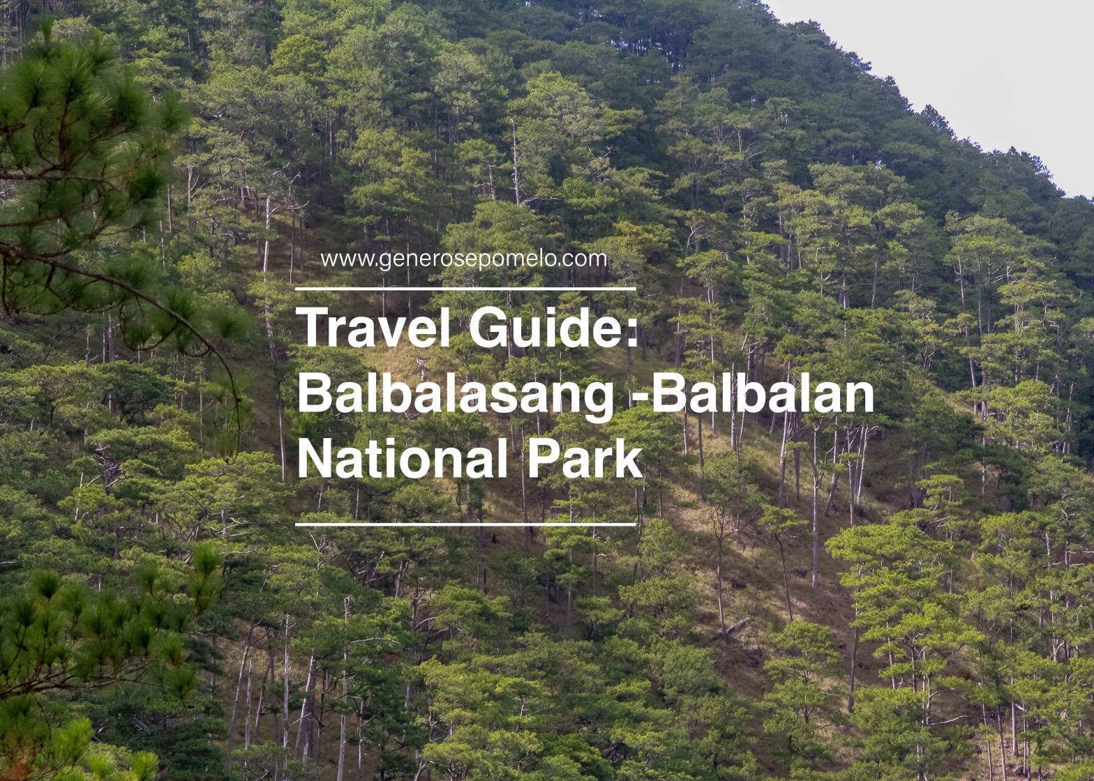 Balbalasang Balbalan National Park